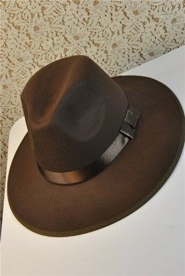 上海滩许文强复古黑色大檐英伦爵士帽礼帽男女士舞台成人表演帽子,淘宝优惠券,粉丝福利购,淘宝优惠卷