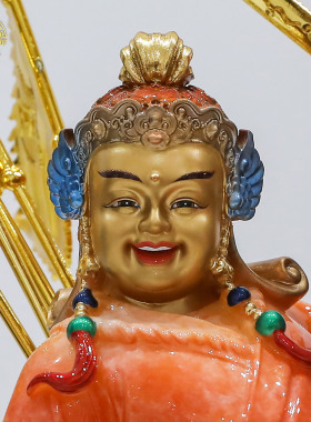 报马将军汉白玉招财供奉摆件