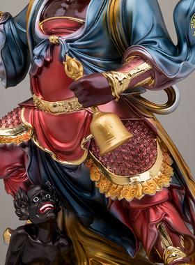 面然大士爷站像家用摆件树脂