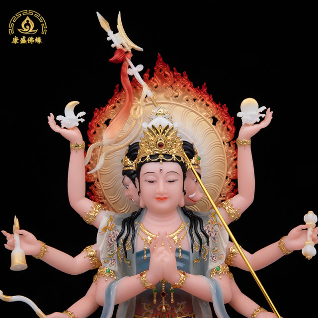 White Marble Star King Statue Dou Mu Yuanjun