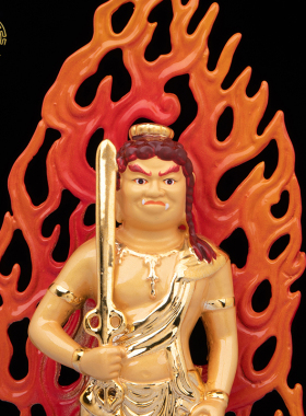 不动明王黄铜生肖守护神菩萨