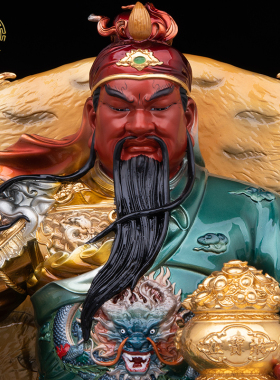 关公神像武财神供奉摆件