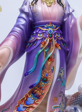 女娲娘娘神像汉白玉摆件