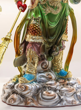 伽蓝韦陀关公武财神树脂神像