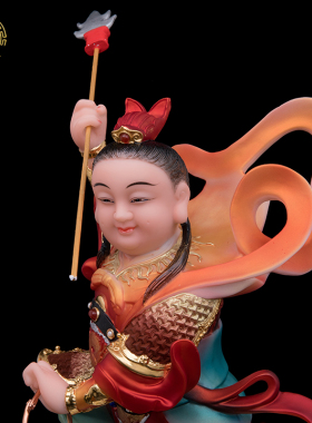 哪咤三太子神像家用供奉