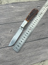 Pocket knife natural antler handle retro field style collection portable fruit M390 blade new