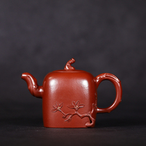 Yixing Purple Sand Pot One Factory Old Pot Zhou Gui Zhen Full Handmade Zhu Clay Large Red Robe Quad Yulan Small Capacity Tea Set