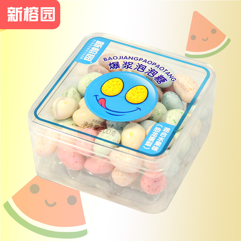 小猪泰德神奇的恐龙蛋泡泡糖盒装儿童口香糖果网红休闲零食糖果 - 图3