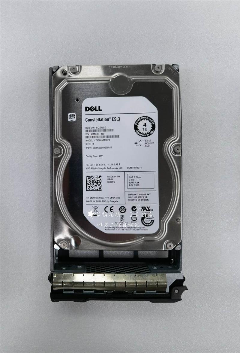 拍/DELL 4TB 服务器硬盘 0529FG SAS 6Gb 7.2K ST4000NM0023 - 图0