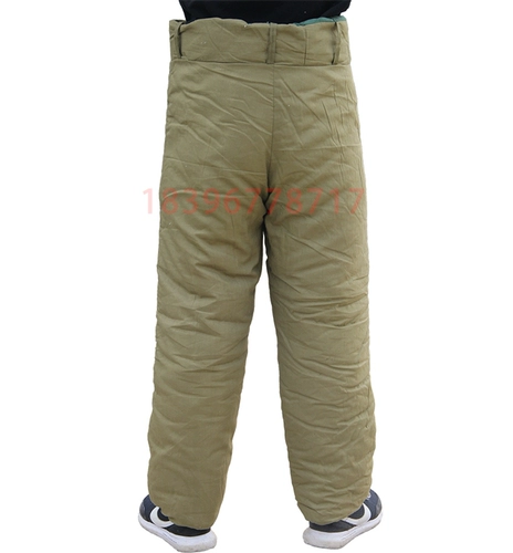 Удерживающие тепло мужские искусственные рабочие хлопковые штаны, увеличенная толщина