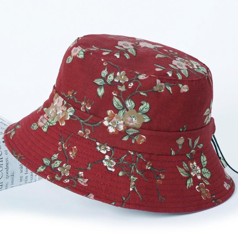 帽子女春夏中老年盆帽渔夫帽户外出游太阳帽防晒帽中老年帽可折叠