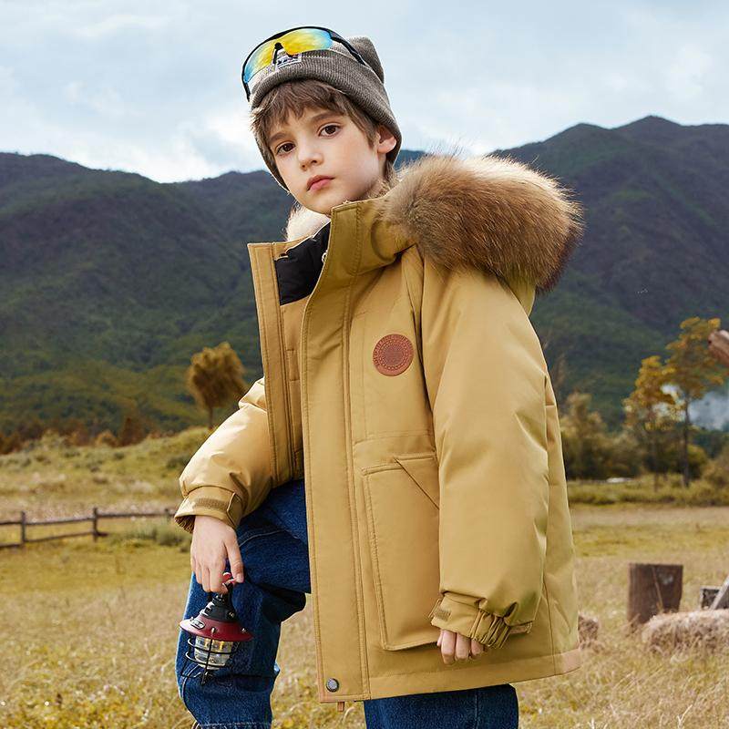 儿童羽绒服男童中长款2025冬季新款派克服女大童加厚保暖亲子外套,淘宝优惠券,粉丝福利购,淘宝优惠卷