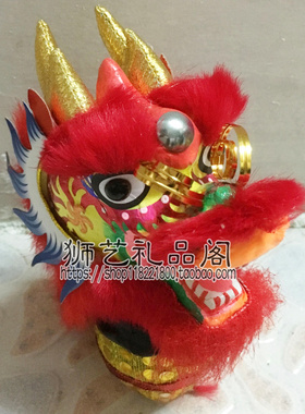 国潮小龙头舞龙摆设吊龙醒狮挂件