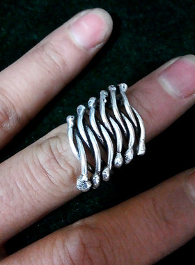 贵州民族丝复古名族男女银光个性