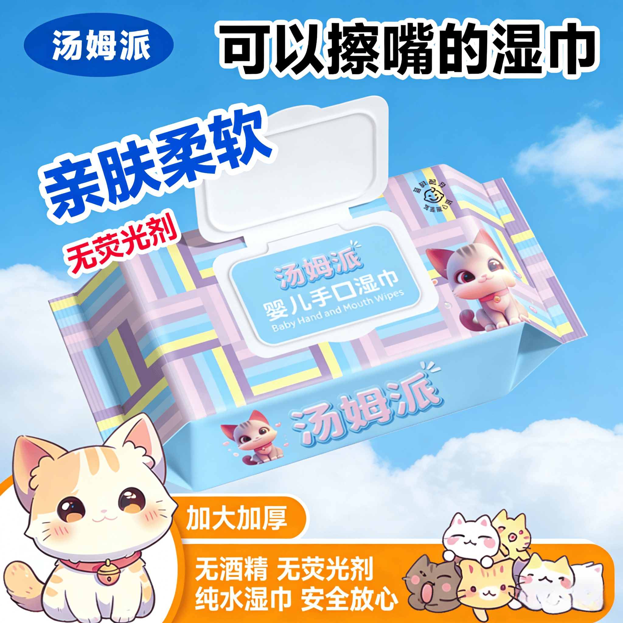 可用半年巨无霸加大加厚擦手擦脸家庭装湿巾婴幼儿手口专用湿纸巾,淘宝优惠券,粉丝福利购,淘宝优惠卷