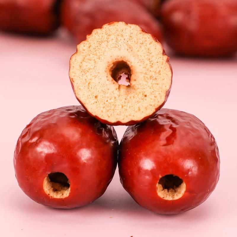 去皮去核红枣特级新疆特产无核若羌灰枣和田特大枣子奶枣 - 图1