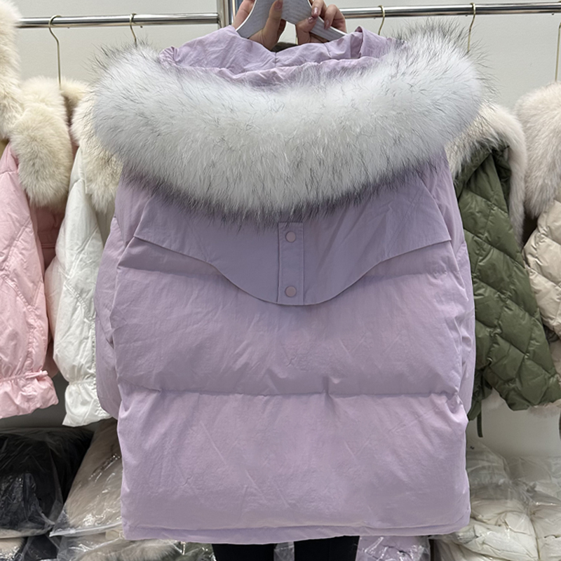 羽绒服女款2023年新款小个子韩版设计感短款加厚面包冬装泡芙外套