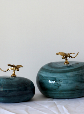 新中式风橱窗软装毛笔架禅意摆件