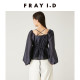 FRAYI.D puff sleeve waist shirt top