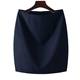 Short skirt and hip-covered suit skirt solid color high quality