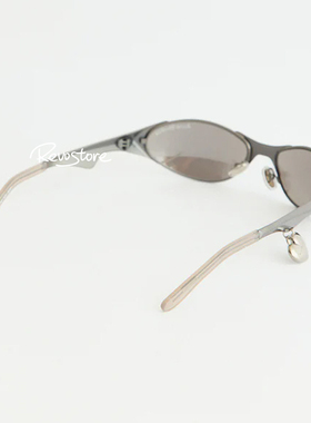 AcneStudios复古金属男女墨镜