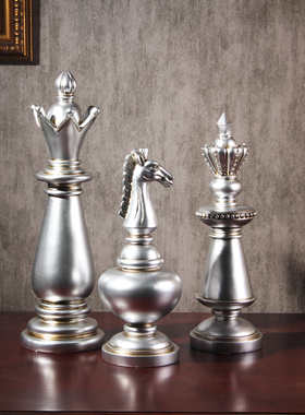 国际象棋摆件美式风搭配装饰品