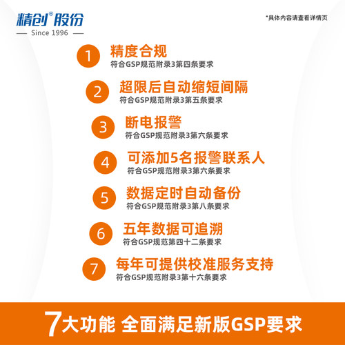 精创RCW-360冷链疫苗温湿度记录仪无线远程报警冷库冷藏车gprs - 图1