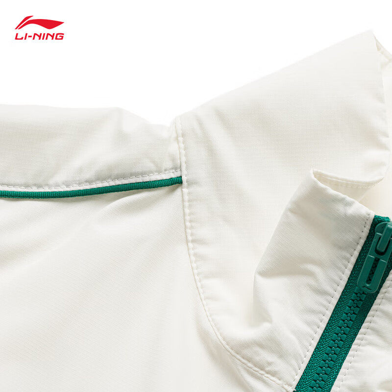 李宁运动风衣女外套2024秋款薄款翻领夹克时尚运动上衣AFDU540,淘宝优惠券,粉丝福利购,淘宝优惠卷