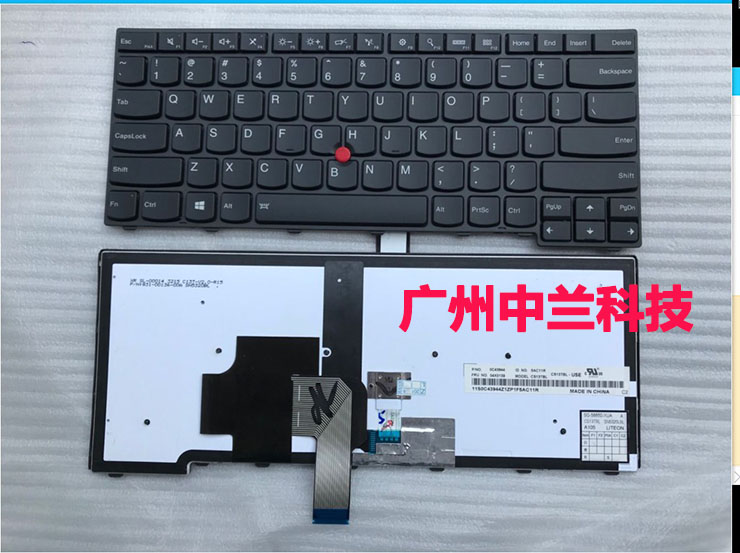 Thinkpad原装T450 T440 T440P T440S t431s T460 英文键盘带背光 - 图0