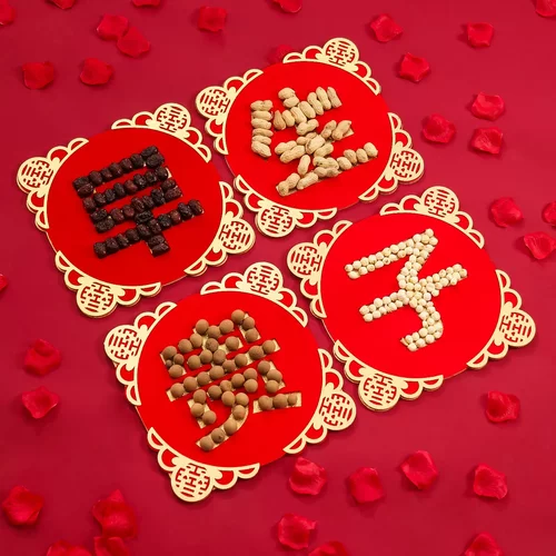 结婚庆用品大全创意新婚房布置婚礼新房装饰喜庆早生贵子摆件模板 - 图1