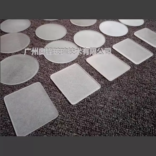 奥锋灯具玻璃 高温灯具台阶玻璃 钢化灯具磨砂玻璃钢化视镜定制 - 图3