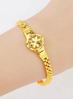 太阳花金色手链女款首饰