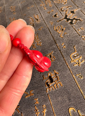 豁达客男女朱砂葫芦吊坠