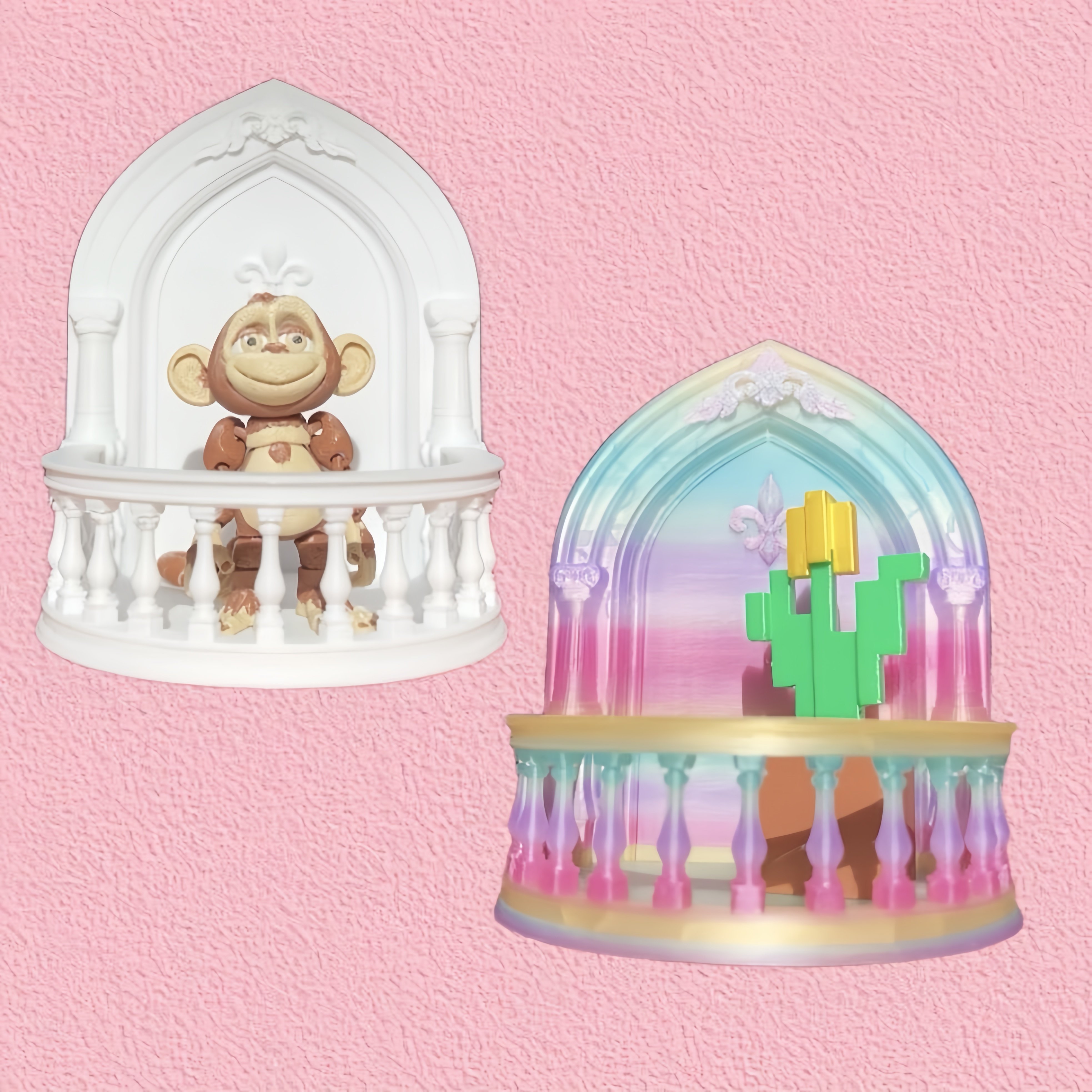 挂墙式3D打印挂钩式置物架新款欧式置物架可放手办盲盒家居摄像头,淘宝优惠券,粉丝福利购,淘宝优惠卷