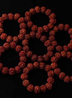 特价尼泊尔机刷包浆大金刚菩提子手串爆肉真手持佛珠原籽男女配饰