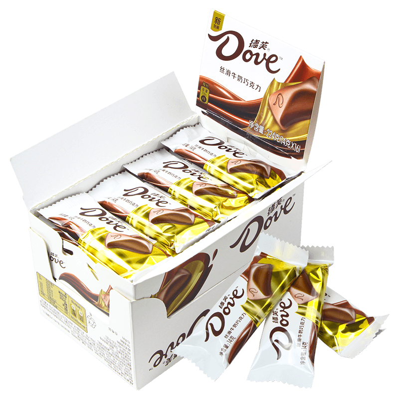 Dove chocolate 224g boxed snacks