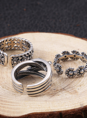 小龙潮牌银饰纯银S925简约蝴蝶结