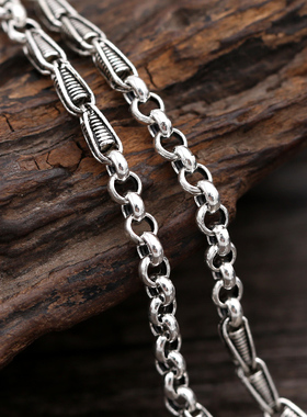 纯银复古男女款百搭毛衣链