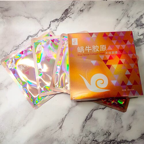 tt蜗牛胶原天丝面膜蜗牛TT面膜双倍精华强补水紧致保湿云集包邮 - 图2
