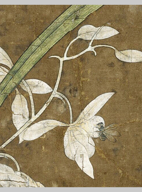 南宋李嵩篮花图工笔花鸟微喷画