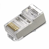 Super 6 Crystal Crystal Head Super Six Shiteling Swieting Cable Network Crystal Head 8 -Core подлинная 8p8c Gold -Plosted Free Shipping