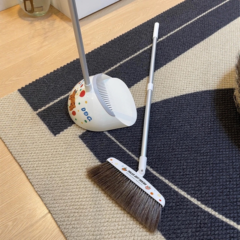 磁吸扫把簸箕套装家用不沾头发梳齿簸箕笤帚扫地厨房客厅卫生神器 - 图0