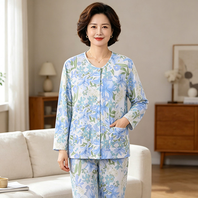 Cardigan ແຂນຍາວຂອງແມ່ຍິງ, ເສື້ອຄຸມດູໃບໄມ້ລົ່ນ, ຍາວ johns, ຊຸດໃສ່ເຮືອນ