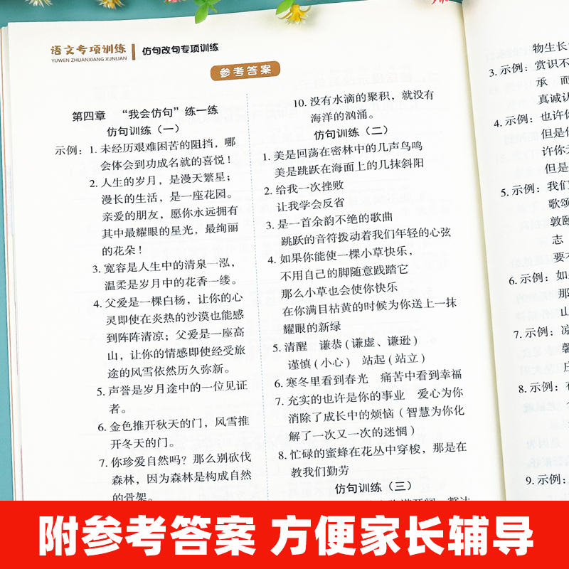 仿写句子专项训练一二三年级上下册四五六年级通用改写仿句练习改句小学语文优美句子积累大全句式强化反问句改陈述句把字句被字句 - 图3