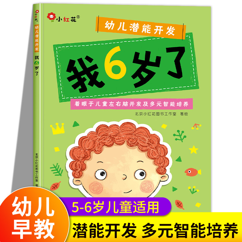 我3-4-5-6岁了 幼儿思维逻辑训练书适合三四岁小孩看的书宝宝开发智力书迷宫儿童书籍幼儿图书益智五到六岁孩子阅读绘本童书专注力