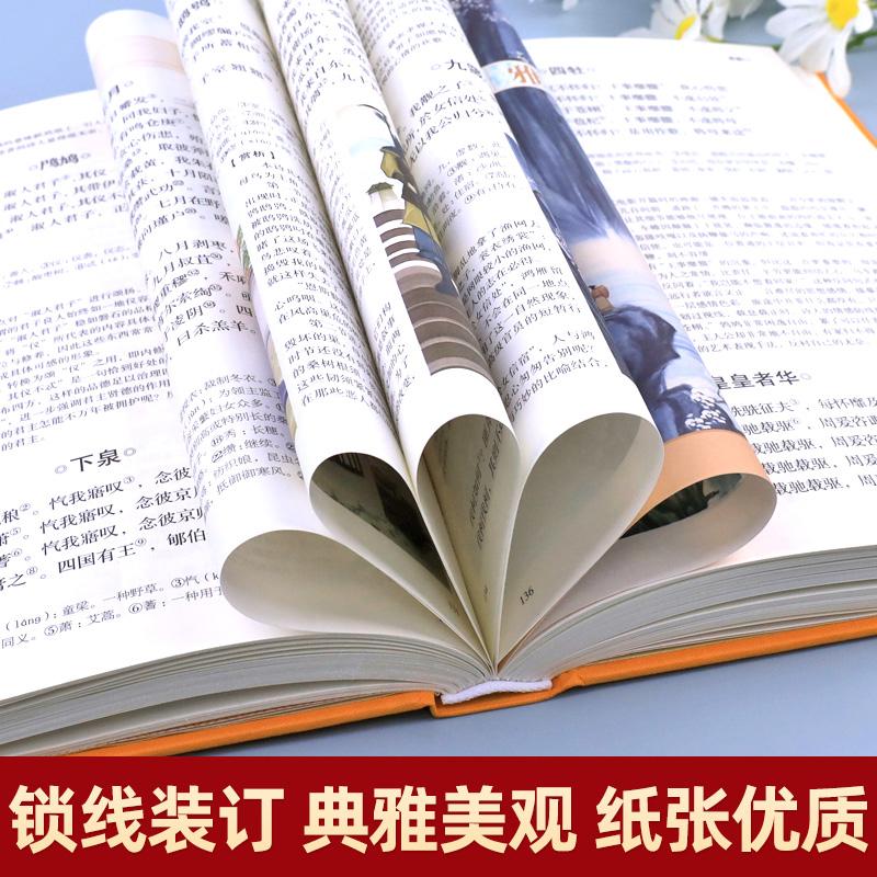 诗经正版全集精装原著文白对照译注赏析辞典诗词歌赋书大全集鉴赏国学书籍诗经原著解读风雅颂诗经全集赏析文化中国古诗词大全鉴赏 - 图3