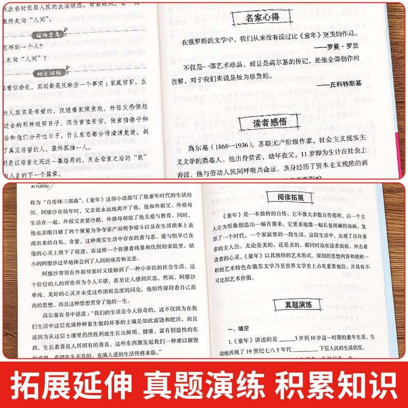 童年高尔基正版原著六年级上册课外书必读的老师推荐阅读书目名著6三部曲青少年快乐读书吧小学生书籍人民文学教育出版社苏联五下-图3