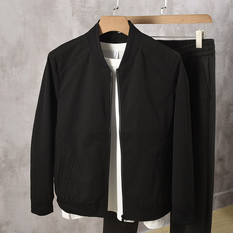 Baseball collar jacket autumn and winter loose pocket decoration