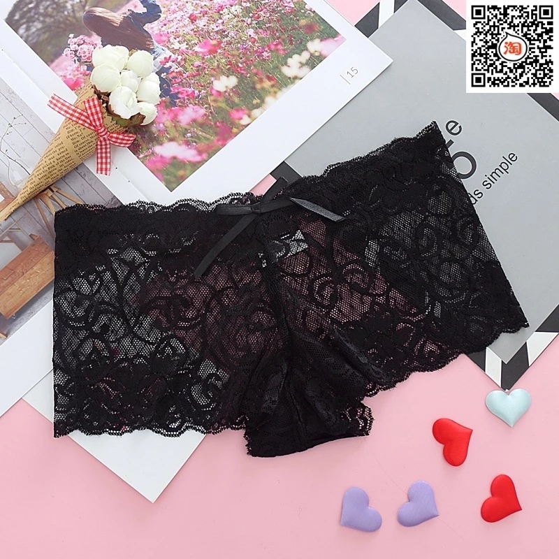 Women's sexy underwear lace multi-size boxer briefs性感内裤 - 图1