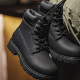 Madden Workwear American Retro Thick Soled Big Black Boots